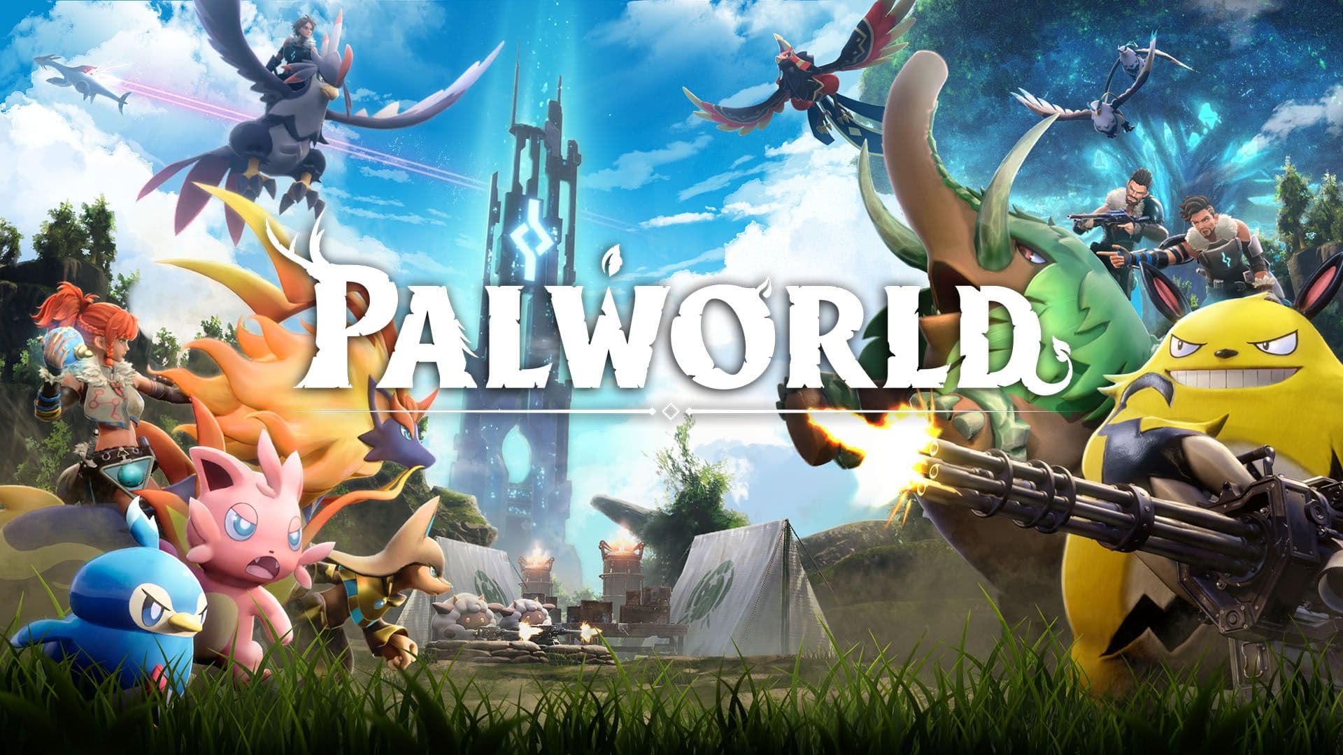 Palworld 1.0 key art