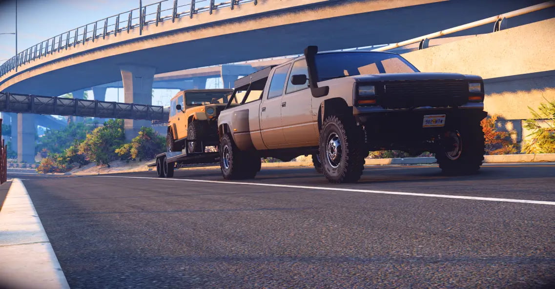 BeamMP multiplayer server gameplay