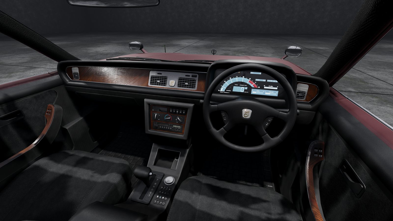 Ibishu Serenity in BeamNG.drive, a highly rated community car for BeamMP multiplayer servers